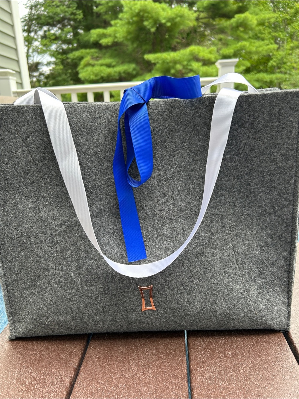 Kit and Ace Large felt tote, like new